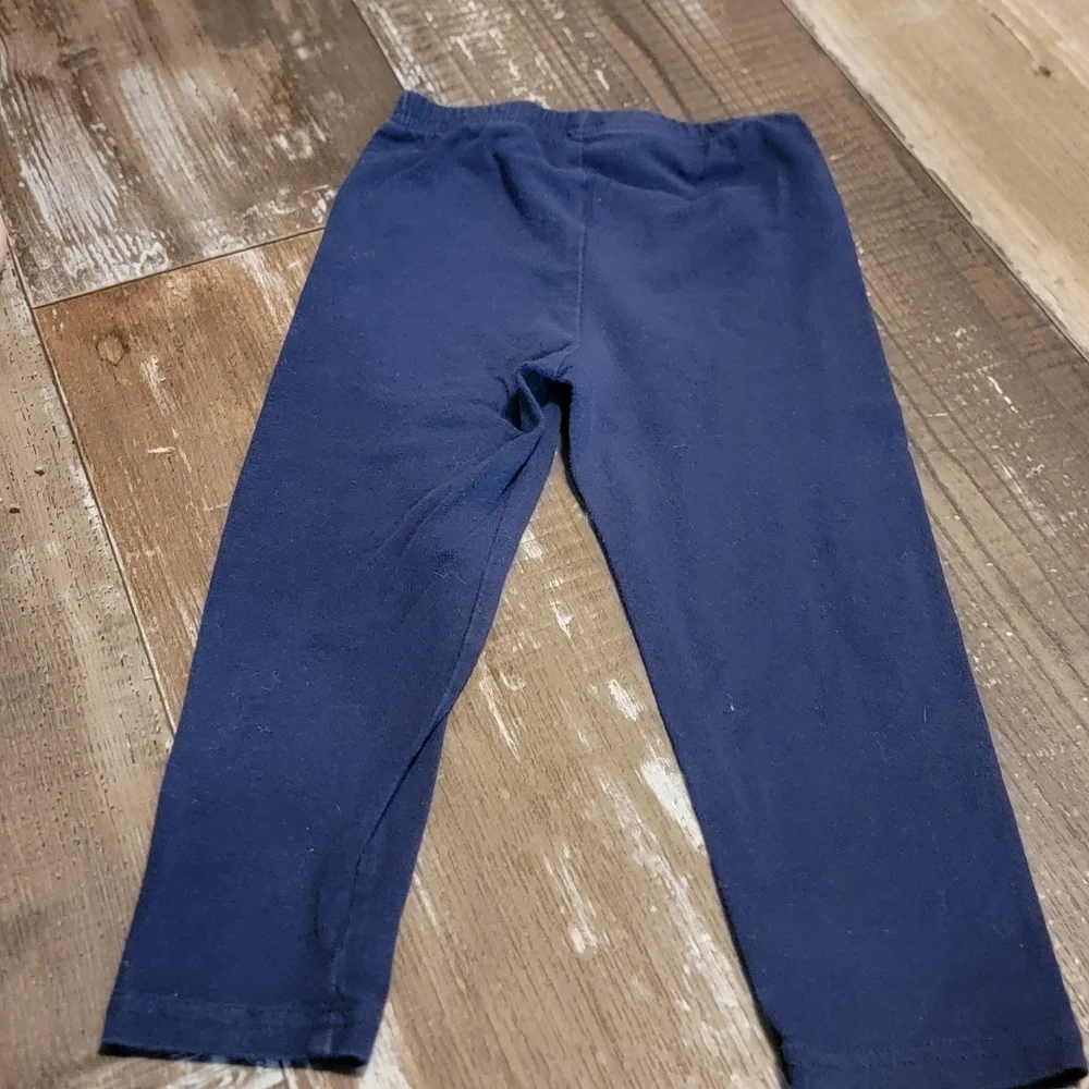 Navy Blue Pants with Red Star Accents
